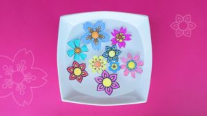 Опыт «Цветы на воде»