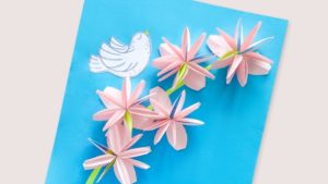 Открытка к 9 мая «Цветы на День Победы»