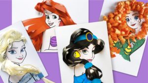 Аппликации «Принцессы Disney»