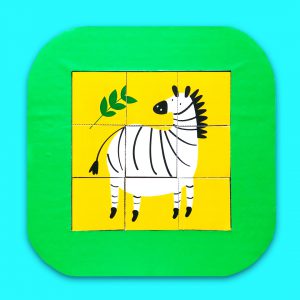 Шаблон игрушки «Пятнашки»