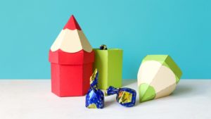 Подарок учителю «Коробка-карандаш»