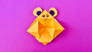 Игрушка из бумаги «Мартышка»