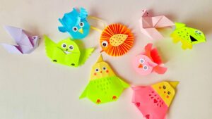 Птички из бумаги