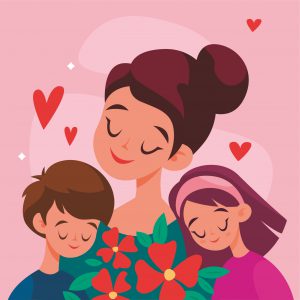 Шаблон «Открытки ко дню матери»