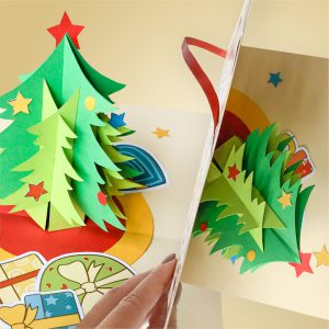 Шаблон открытки «Елка»