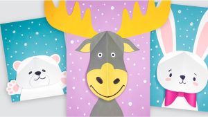 Зимние аппликации