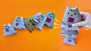 Кот «Пушин» из бумаги