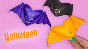 Оригами «Летучая мышь»